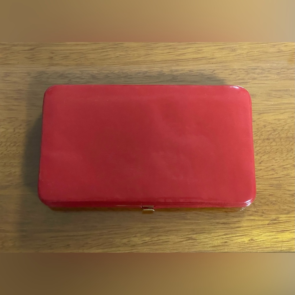 Halogen Leather Clutch
